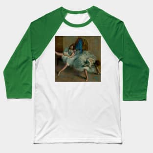 Edgar Degas Before the Ballet Ballerina Dancers Orange Autumn fall Gift For art admirer Baseball T-Shirt